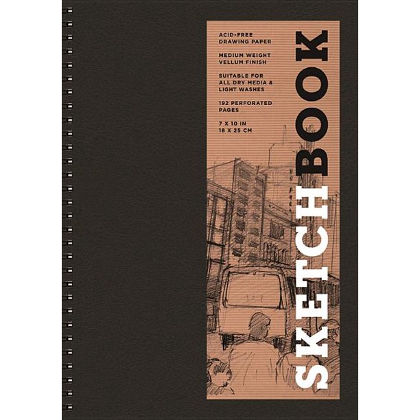 Sterling Sketchbooks Sketchbook (Basic Medium Spiral Black), Volume 1