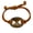 Coffee color., variant on Fashionable Pigs Nose Resin With Customizable Fit Stretchable Trendy Bangle Accessory Ideal For Gifts
