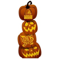 Cleveland Browns 31'' Pumpkin Leaner