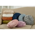 thumbnail image 5 of Saro Lifestyle 6005.BH14R 14 in. Round Velvet Pintucked Throw Poly Filled Pillow, Blush, 5 of 5