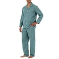 thumbnail image 2 of HAJWOH Button Front Men's Pajama Sets - Soft Comfortable Sleepwear for Home for Sleep and Relaxation, 2 of 5