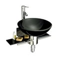 thumbnail image 5 of Lorixon Modern Wall Mount Bathroom Vanity Black Single Basin Sink Combo, 5 of 7