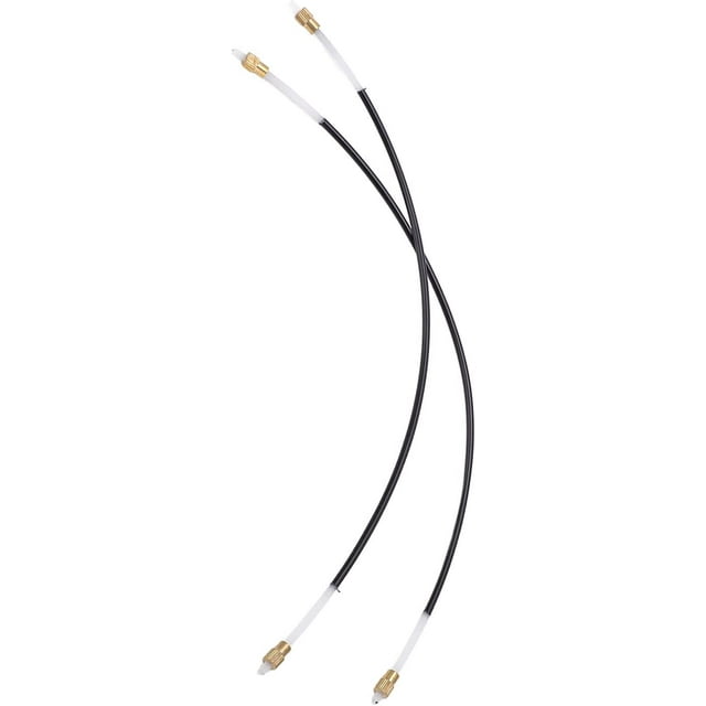HUGFEGWE Cello Tail Cord , Tailpiece Gut Black Easy Installation Nylon Good Match 2Pcs for Instrument UA824-13780
