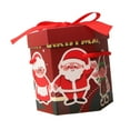 thumbnail image 3 of Caja de dulces navideña, caja de regalo de papel festivo, embalaje de regalo, adorno decorativo, caja de bocadillos, caja de golosinas para fiesta de Familia de Navidad, 3 of 10