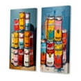 thumbnail image 3 of Designart "Campbells Soup Pop Art wall art II" Pop Art Wall Art Set Of 2 - Multi-Color Fashion Wall Decor Set Of 2, 3 of 7