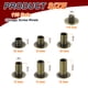 thumbnail image 2 of Uxcell M5 Chicago Screw Rivets 110 Sets Tornillos de unión metálicos para manualidades en cuero, bronce, 2 of 6