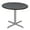 Grey / Grey, variant on Romig Pillar Small 30 in. Round X-Base Breakroom Table- Mahogany