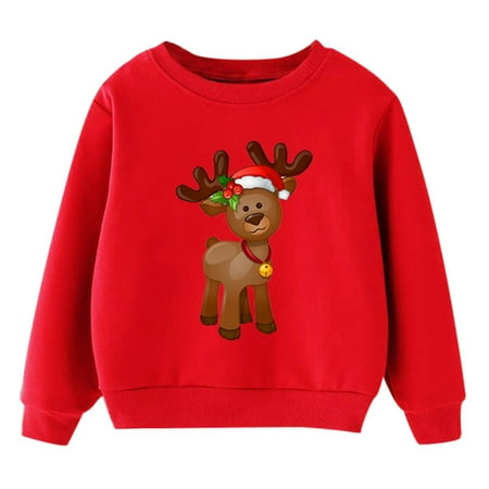 

Boys and Girls Trend Red Hoodie Casual Foreign Trade Children s Clothing Christmas Cartoon Christmas Tree Cute Top Boys Sweatshirt Toddler Girl Football Shirt New Born Christmas Baby Girl Outfit