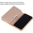 thumbnail image 4 of Wallet Case for iPhone 11 Pro 5.8 inch 2019,Magnetic Handbag Zipper Pocket PU Leather Flip with 9 Card Slots and Wrist Strap Folio TPU Inner Stand Case - Gold, 4 of 14