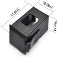 thumbnail image 3 of Clearance!Yuehao Plastic Battery Outer Cover Compartment - Replacement For Acoustic Guitar Pickup, Eq-7545R, 1 Shell - Positioner, 3 of 4