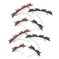 thumbnail image 4 of BIMZUC Bangs Hairstyle Hairpin Set For Women And Girls, Double Layer Hair Styling Clip Tool Accessories, Includes 8 Pieces Large And Small In Black And Brown (10 inches / 25.4 cm), 4 of 10