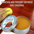 thumbnail image 6 of Mahogany Beeswax Wood Floor Polish with Natural Conditioning Oil, Deep Penetration Wax for Solid Wood Furniture Hardwood Floors, Long-Lasting Shine and Moisture Protection, 6 of 9