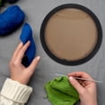 thumbnail image 3 of Zonhebin 10" Round Wood Embroidery Hoop Frame for DIY Art Craft Sewing Ornaments - Black, 3 of 5
