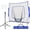 Blue, variant on SPECSTAR Baseball Net, 7 x 7 ft Baseball Softball Hitting Net with Large Ball Collection System, with 2 Strike Zone, Batting Tee,Caddy, Carry Bag