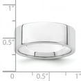 thumbnail image 3 of 925 Sterling Silver 7mm Flat Band Ring Size 8.5, 3 of 7