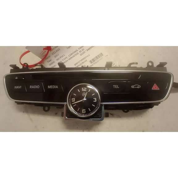 Pre-Owned 17 Mercedes Benz C-Class AM FM Radio Control Knob w/ Navigation OEM LKQ (Good)