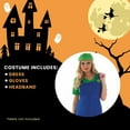thumbnail image 5 of Fun Shack Sexy Green Plumber Adult Women's Costume | Size 12-14 Female, 5 of 6
