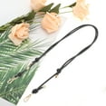 thumbnail image 4 of Unique Bargains 1 Pc Adjustable Handbag Strap for Office Black PU Metal, 4 of 4