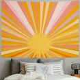 thumbnail image 2 of PRATYUS  Boho Sun Tapestry Vintage 70s Sunset Sunrise Tapestries for Bedroom Aesthetic Retro Abstract Art Colorful Rainbow Classroom Tapestry Wall Hanging for Living Room Dorm 50x40inch, 2 of 6