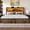 Vintage Brown, variant on Breltam Queen Bed with 6 Storage Drawers, Platform Bed with Bookcase Headboard&led Light, Black