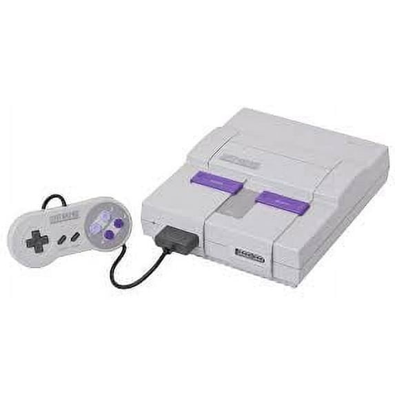 Nintendo - Super Nintendo SNES Junior (Jr.) Video game Console (Refurbished)