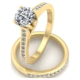 thumbnail image 2 of 5/8 Carat TW Diamond Bridal set in 10k Yellow Gold (G-H Color, I1-I2 Clarity, Engagement ring and Wedding Band), 2 of 4