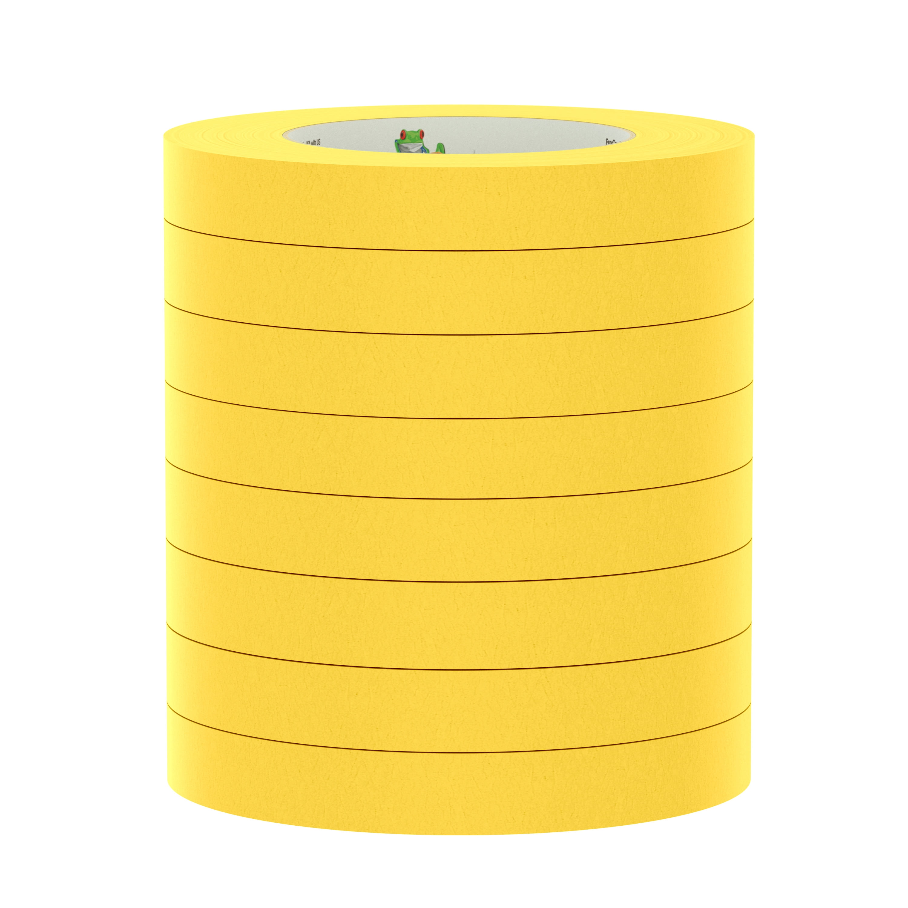 FrogTape 225 Performance Masking Tape - Gold, 8 Rolls, 0.70 in. x 60 yd.