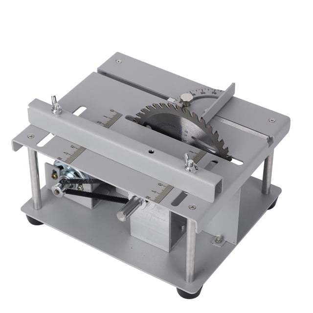 Loewten Scie de Table Support, 110240V Mini Scie de Table pour Découpe à Domicile pour Découpe de Menuiserie