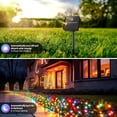 thumbnail image 5 of 户外太阳能LED串灯 - 1个100LED39英尺IP65防水太阳能闪烁仙女灯，适用于花园、露台、圣诞装饰、情人节、节日办公室、卧室、酒店、派对、, 5 of 6