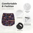 thumbnail image 4 of Daiia Mexican Flowers Birds Pattern Women's 2 in 1 Running Shorts - Lightweight Athletic Workout Gym Yoga Shorts Liner with Phone Pockets-XX-Large, 4 of 7