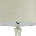 thumbnail image 4 of DecMode 28" Silver Table Lamp with Beige Linen Shade, 4 of 8