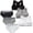 Mixed Color 3pcs-I, variant on LYMAYTER Girls Lightweight Breathable Cotton Training Bra Set Elastic Soft Everyday Underwear