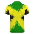 thumbnail image 5 of Jamaica Flag, Jamaican Flag Men Zipper T-shirt Summer Casual Short Sleeve T-shirt Top, 5 of 7