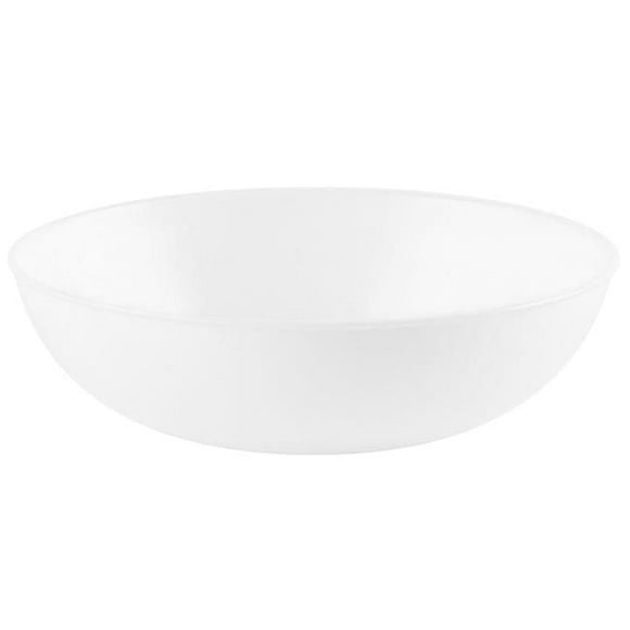 Corelle Winter Frost White 40 oz Glass Meal Bowl, 46oz bowl