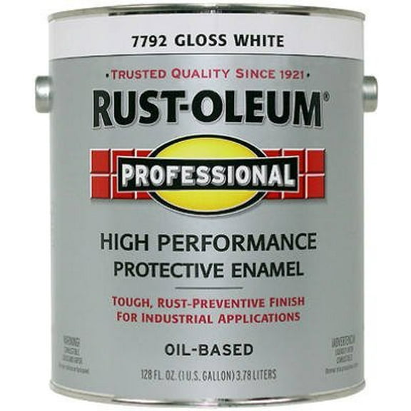 Rust-Oleum Stops Rust Enamel Primer - Durable, VOC Compliant, Interior/Exterior - 1 Gal, White