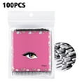 thumbnail image 2 of relayinert 100 Pcs Cotons-Tiges Jetables Colorés Micro Brosse Extension de Cils Nettoyage Coton-Tige Outils Cosmétiques Noir 1ensemble, 2 of 6