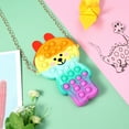thumbnail image 3 of xiaxaixu Female Change Purse Rabbit Shaped Shoulder Bag Push Bubble Toys, 3 of 9
