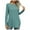 Sky Blue, variant on QYZEU Womens Clothes Solid Color Long Sleeve Shirts Fashion Fall Tops Dressy Casual Blouses Scoop Neck Side Slit Loose Tunic Tops for Leggings Brick Red XL