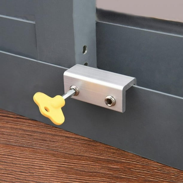 Cutelove Screen Lock Stopper Window Security Adjustable Sliding Door Frame Locks Com Cutelove Screen Lock Stopper Window, Sliding Door Frame Lock