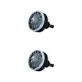 thumbnail image 3 of Kenally Ventilador USB para coche, viento grande, tres velocidades, Clip en 360 grados, enfriador de ventilación de aire giratorio, 5V, 1A, Negro 2piezas, 3 of 6