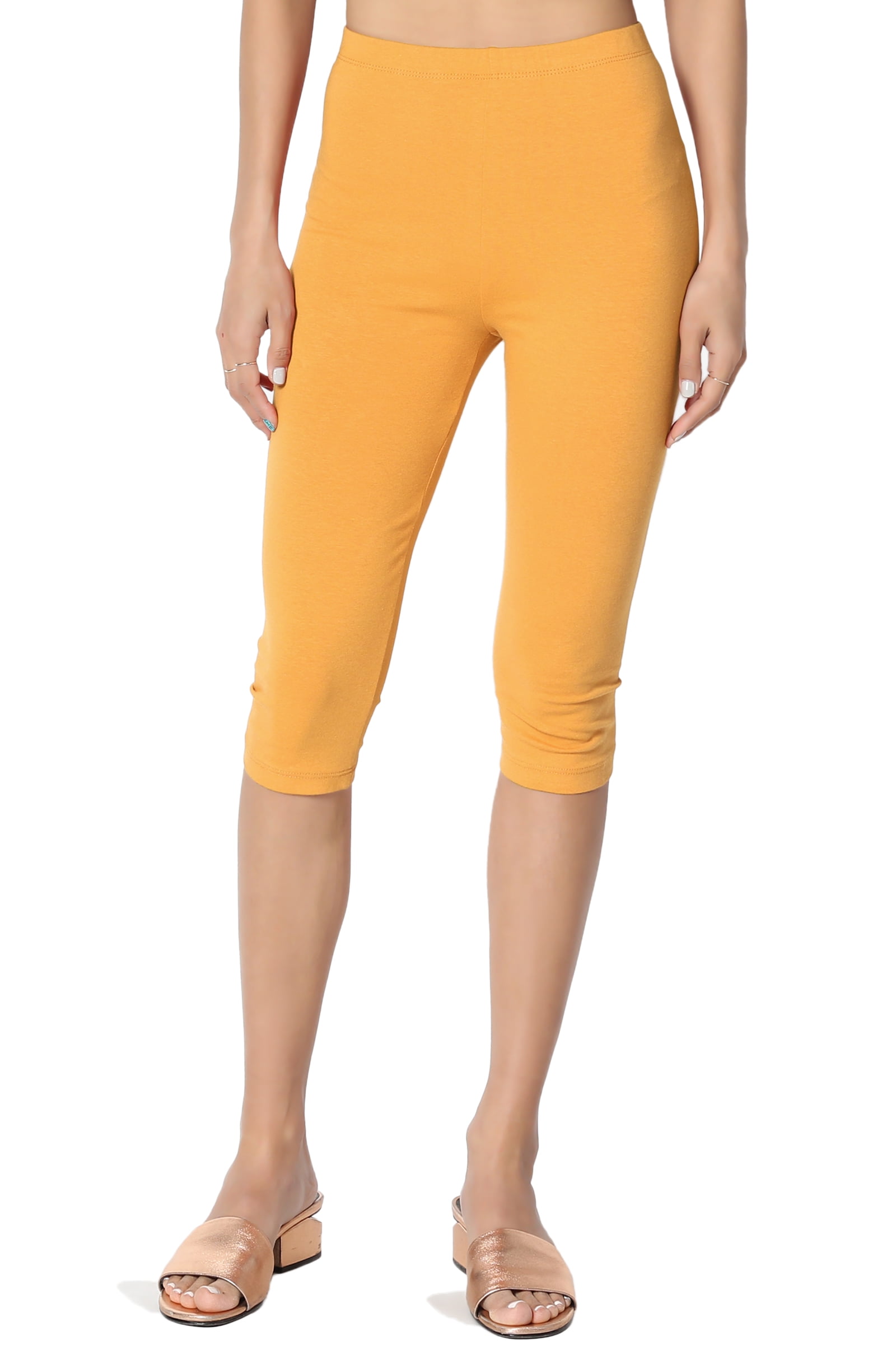 TheMogan TheMogan Women's S3X Basic Stretch Cotton Span Below Knee