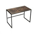 thumbnail image 2 of Home Office Notebook Desk Brown Walnut Particle Material, 2 of 7
