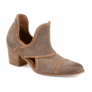 Journee Signature Courtny Women's Ankle Boots Brown Size 7 Brown