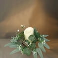 thumbnail image 6 of Elegant Greenery Candle Ring Wreath Garland Spring Pillar Holder For Wedding Party Table Centerpiece Home, 6 of 8