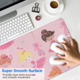 thumbnail image 4 of Long Mouse Pads for Desk,Ballet Princess Pattern Desk Mats on Top Of Desks, Desk Mouse Pad Extra Large with 3mm Non-Slip Base and Stitched Edge for Gaming,Office,Work,Home 35.4"x15.7", 4 of 6