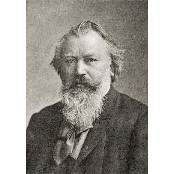 Johannes Brahms, 1833 Poster Print (8 x 10)