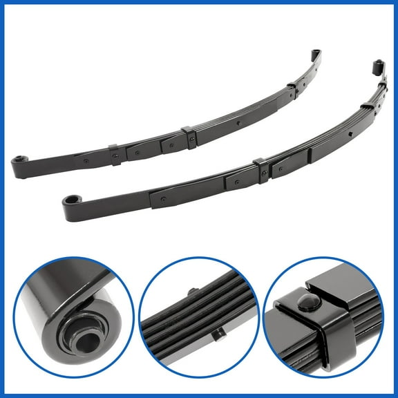 Rear Leaf Springs Driver & Passenger For Chevy Bel Air Sedan One-Fifty 55 56 57