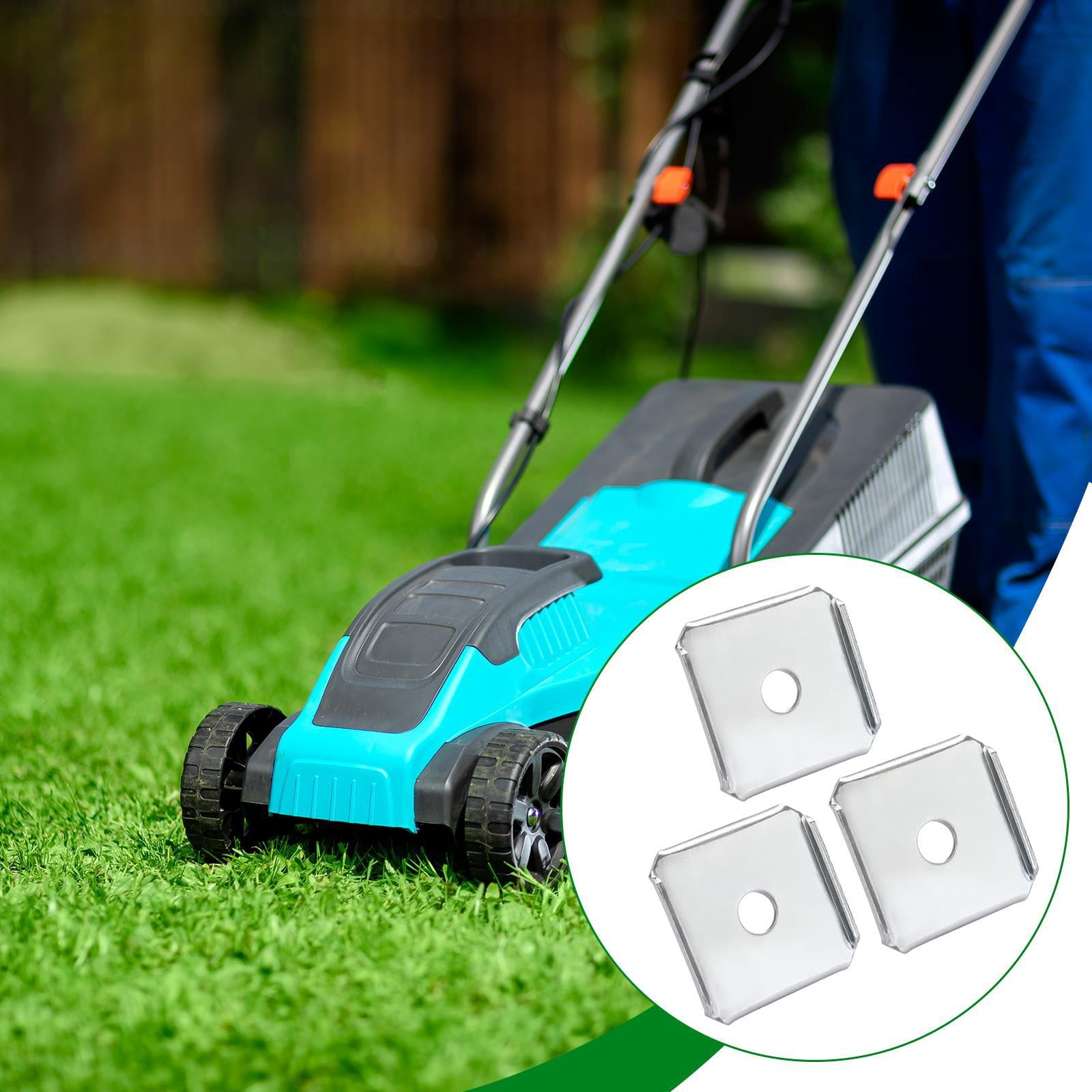 Fzaqwen 3Pcs x Blade Two Mulching Blade Adapters Easy Installation Lawn Mower Parts