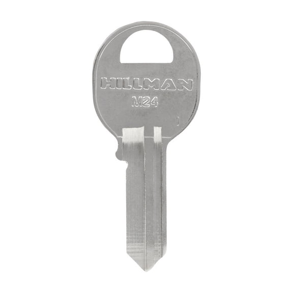 Hillman 5007088 House & Office Universal Key Blank, 2056 M24 & 600A Single Sided - Pack of 4