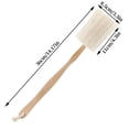 thumbnail image 3 of Loofah Exfoliating Bath Brush - Body luffa loofa Sponge On a Stick - Sponge Scrubber with Long Wooden Handle Back Brush for Men & Women, 3 of 5